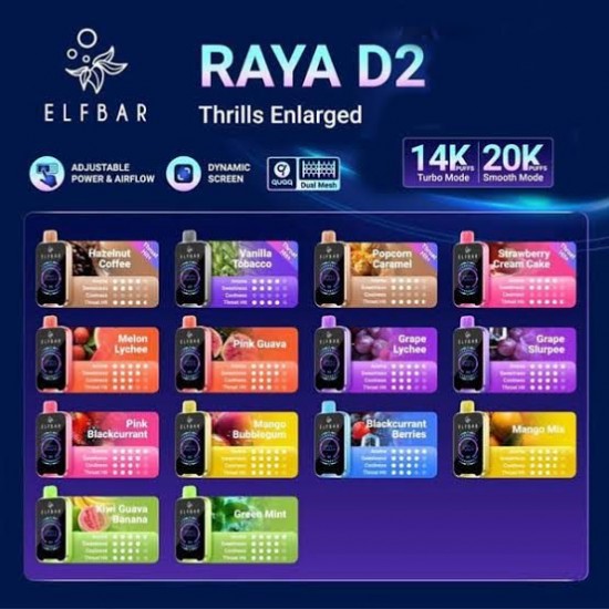 Elfbar Raya D2 Elfbar Raya D2