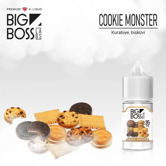 Big Boss Cookie Monster 30mL 3 ADET Big Boss Cookie Monster 30mL 3 ADET