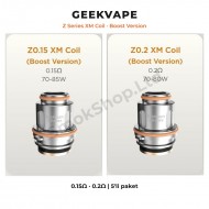 Geekvape Z XM Coil (Boost Version) 0.15Ω / 0.2Ω – 5'li Paket Geekvape Z XM Coil (Boost Version) 0.15Ω / 0.2Ω – 5'li Paket