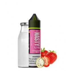  Nasty Strawberry Milk 60 ML Likit | Çilek Süt Aromalı Premium Likit