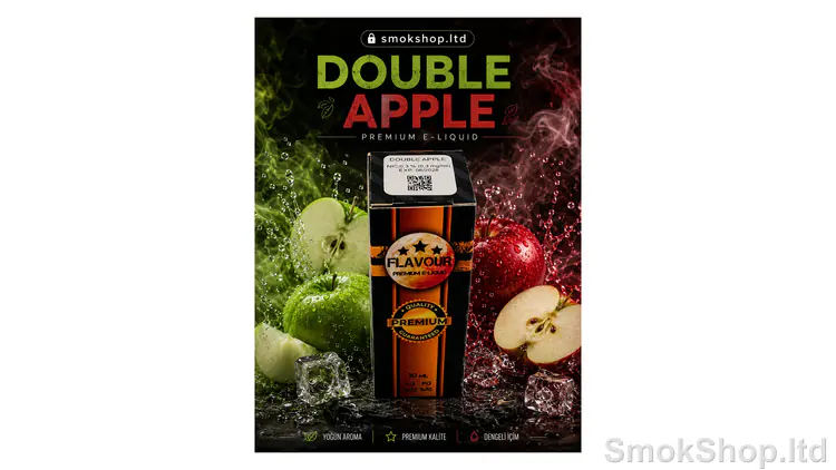 Flavour Double Apple 30 ml Likit - elma temalı ürün görseli