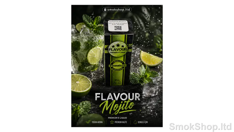 Flavour Mojito 30 ml Likit - nane ve lime temalı ürün görseli