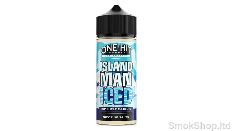 One Hit Wonder Island Man Iced 100 mL - buzlu tropik meyve aromalı 100 ml şişe