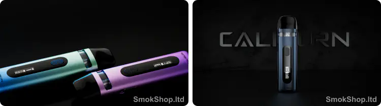 Uwell Caliburn X Kartuş - Caliburn X pod sistemine takılı kartuş görünümü