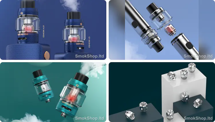 Vaporesso GT Meshed 0.18 Ohm Coil - NRG-S ve Sky Solo içinde GT Meshed coil, GT coil ailesi