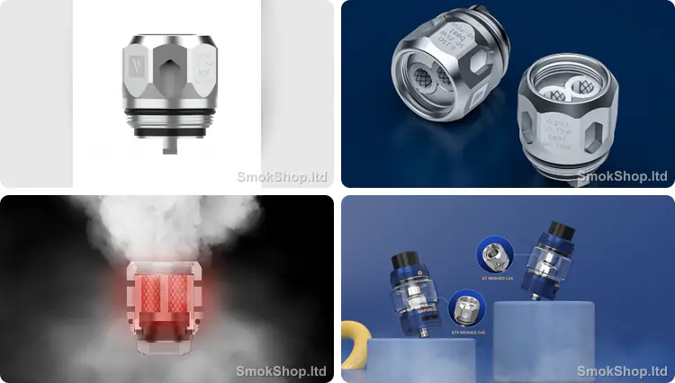 Vaporesso GT4 Meshed 0.15 Ohm Coil - çift mesh yapı, ısınan mesh coil ve NRG tank uyumu