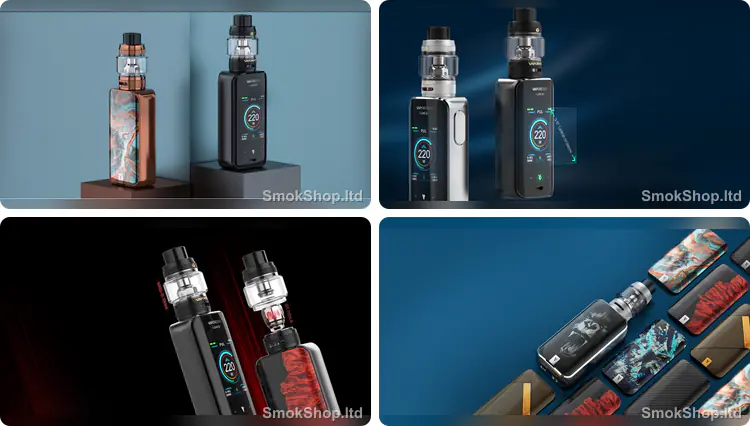 Vaporesso Luxe 2 - lüks tasarım, 2.0 inç TFT renkli ekran, NRG-S tank ve GT mesh coil, şık IML paneller