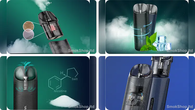 Vaporesso OSMALL - yoğun buhar, saf aroma, yüksek nikotin ve ergonomik tutuş
