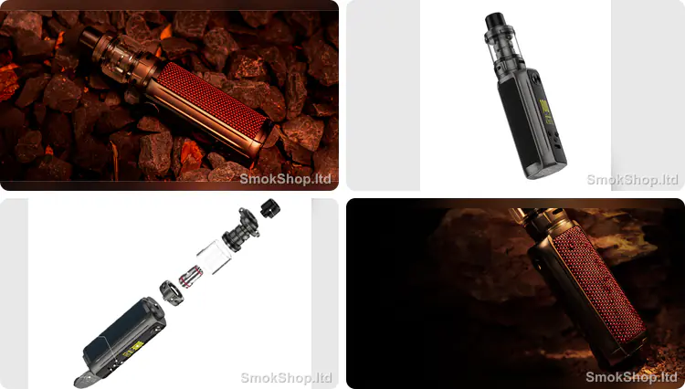 Vaporesso Target 100 - suya dayanıklı örgü kaplama, 100W TFT ekran, iTank ve pil bölmesi yapısı