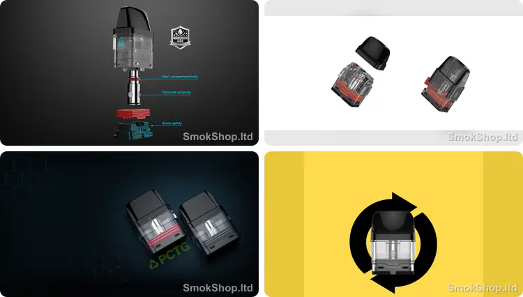 Vaporesso XROS 4 0.4 Ohm COREX 2.0 Kartuş - SSS sızdırmaz yapı, kartuş iç yapısı, PCTG gövde ve XROS cihaz uyumu