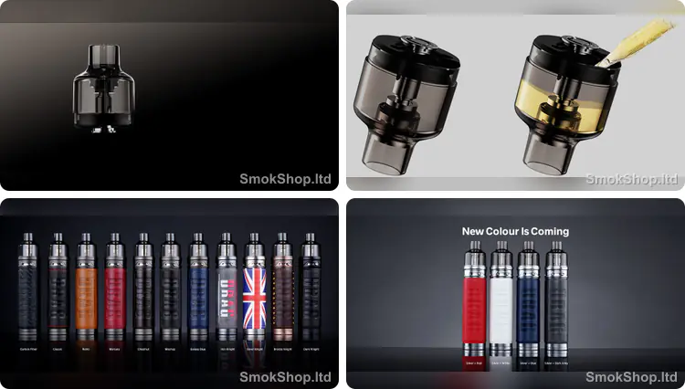 Voopoo Drag X - 4.5ml PnP pod, kolay likit dolumu ve renk seçenekleri